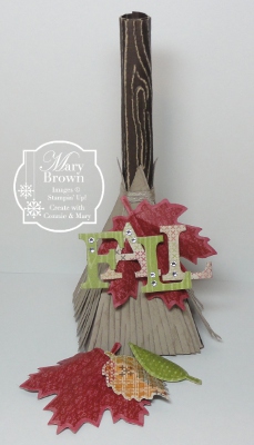 Fall Broom Centerpiece